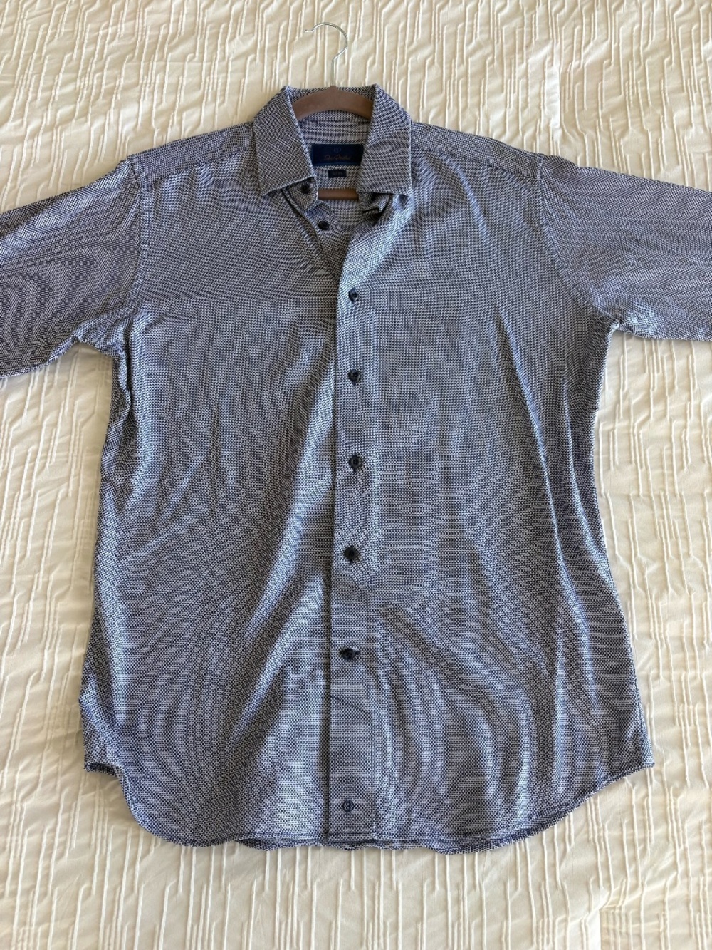 David Donahue Long Sleeve Button Down Shirt